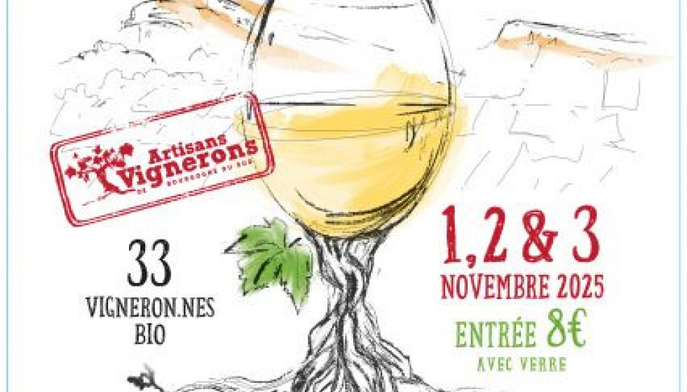 20ème édition du Salon des Vins au Chateau d&#039;Hurigny (71) les 1, 2 et 3 Novembre 2025