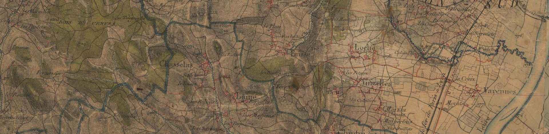 Carte ancienne du Mâconnais